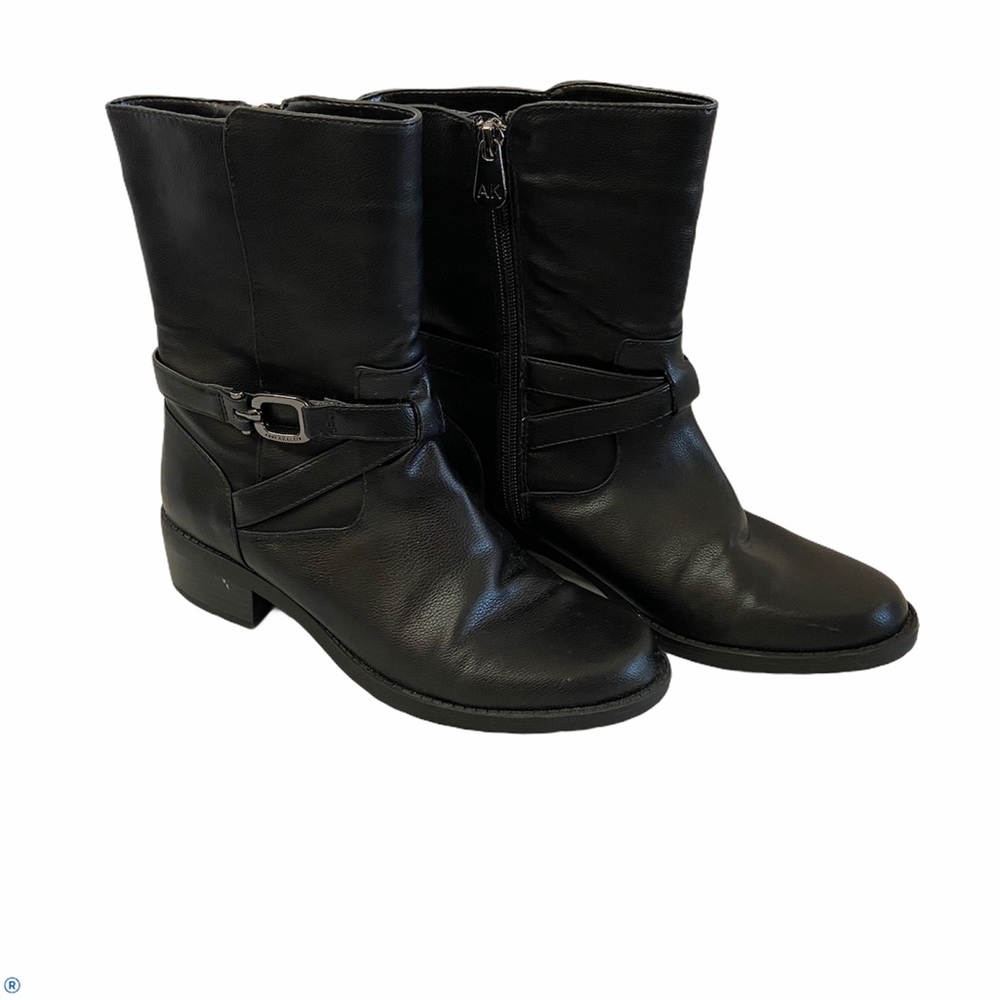 Anne Klein Mid Calf Bootie Black size 6